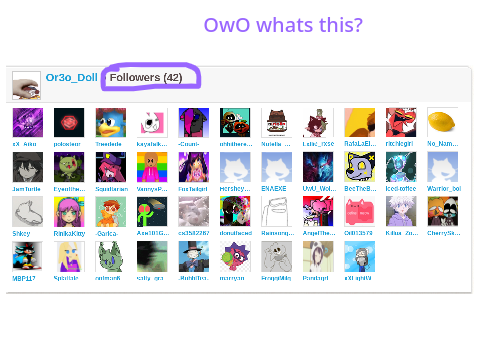 42 followers WHAAATTTT!