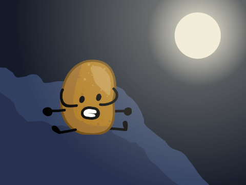 Lip sync test but Potato is scared