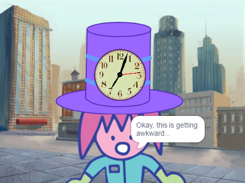 Clockhat - "got the time?" Always!