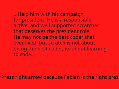 Fabian for pres