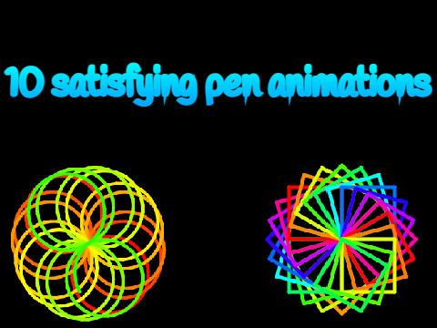 10 satisfying pen animations