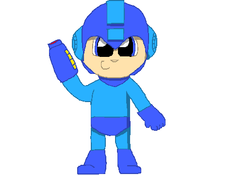 I drew Mega Man
