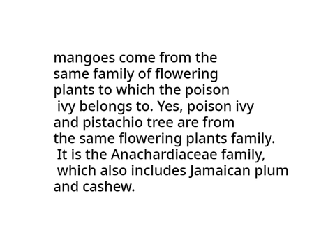 5 facts about mangos