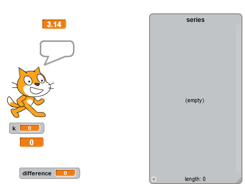Pi by Madhava series