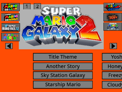 The Super Mario Music Player - V2.6 remix