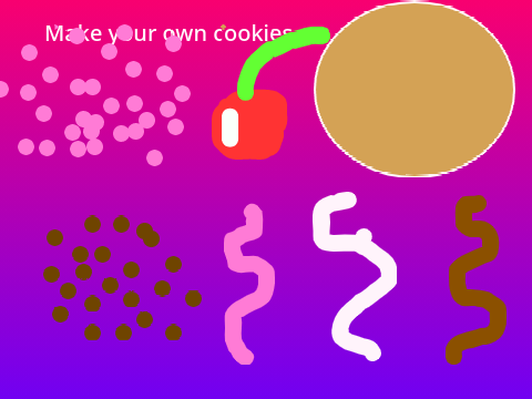make your own cookies