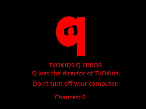 TVOkids Q Error 