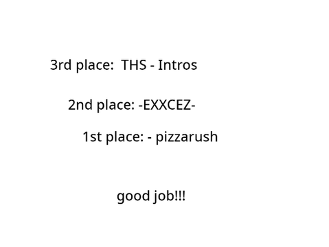 RESULTS!!!
