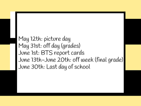 SS Calendar (May)
