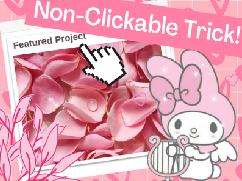 How to do the "Non-Clickable Banner" Trick