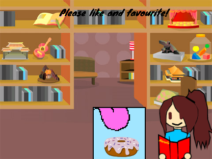 here, I made u a donut, eat it >:3!