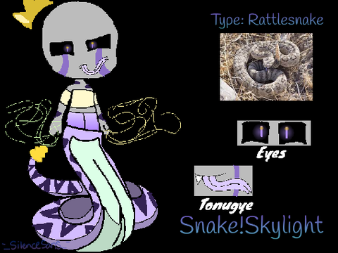 Snake!Skylight -I'm the Queen of broken hearts-