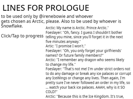 Darkstalker Lines - Prologue