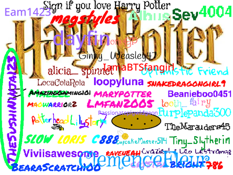 Sign if you love Harry Potter!    remix remix remix remix remix