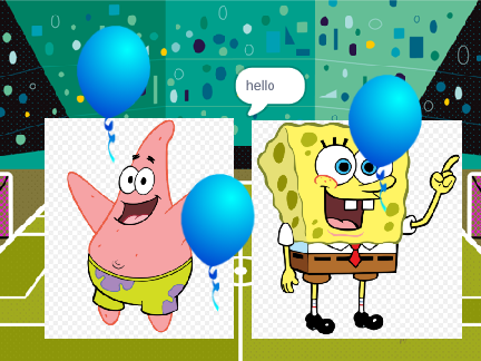 Spongebob and Patrick