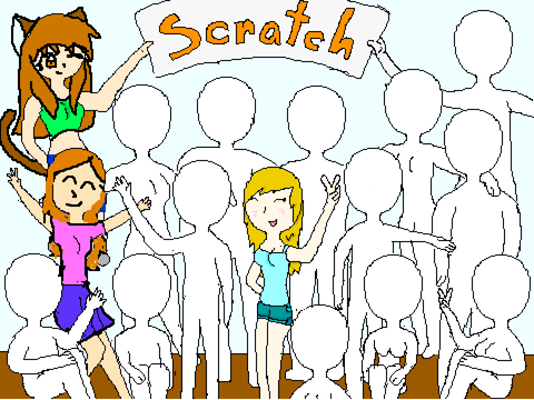 Add Youself to the scratch Group Photo