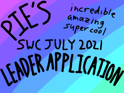 i am applying to be a swc leader again