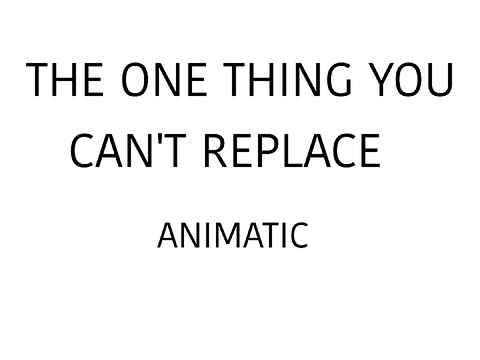the one thing you can't replace