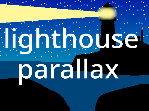 lighthouse parallax