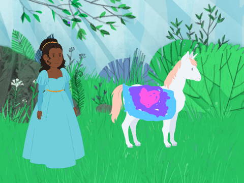 the princess and the unicorn