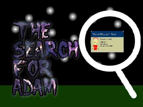 The Search For Adam- Book Cover Design