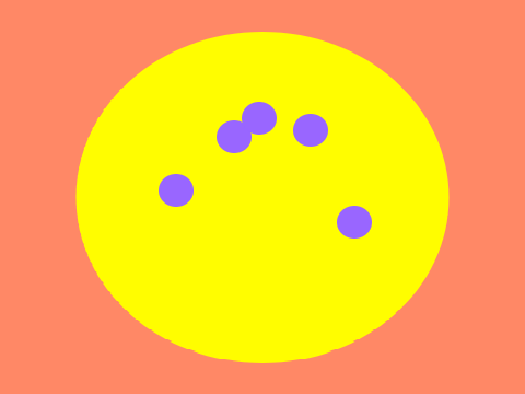 weird bouncing dots