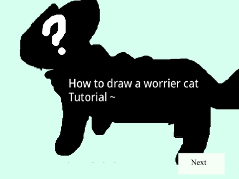 How to draw a cat (worrier cat ) tutorial 