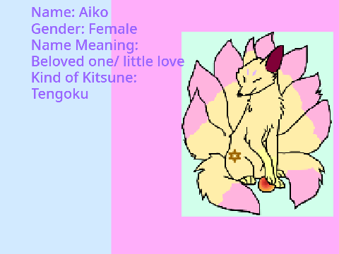A kitsune named Aiko