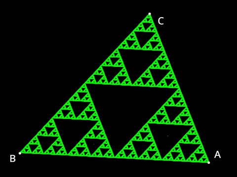 [Remix] Interactive Chaotic Sierpinski