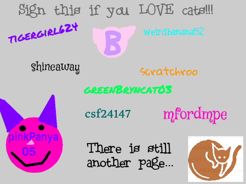 Sign this if you ♥ cats! Remix remix