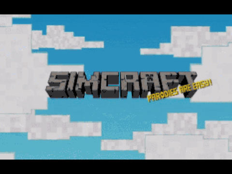 Simcraft parody of minecraft