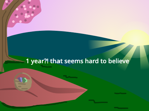1 year on scratch!!!!