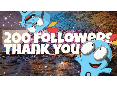 200 Followers !!!! Merci !