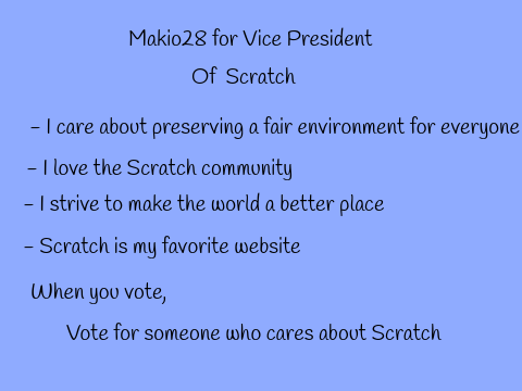 Makio28 for Vice President of Scratch