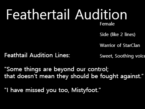 Audiobook Audition