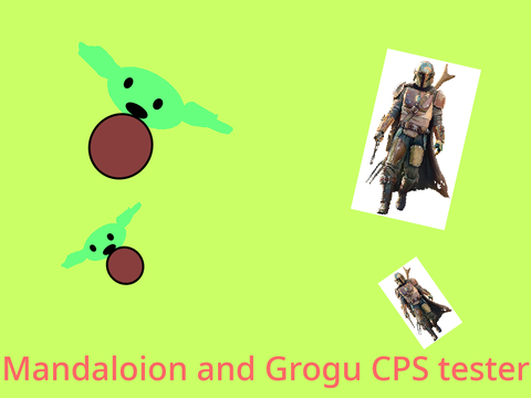 The mandalorian AND Grogu clicker and CPS tester