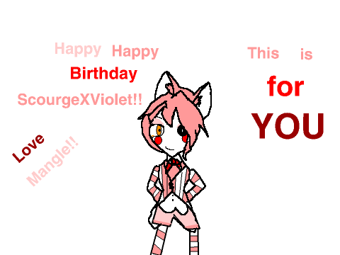 HAPPY BIRTHDAY ScourgeXViolet!!