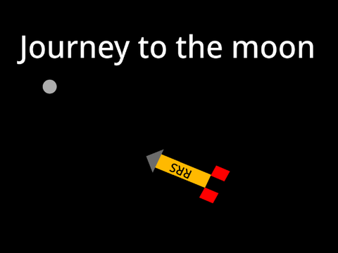 The journey to the moon! A very long animation!