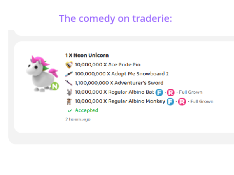 The comedy on traderie-