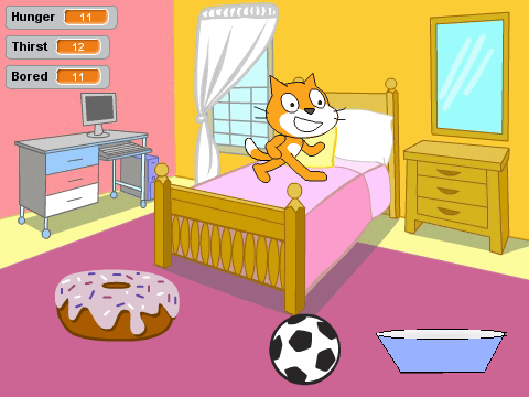 Catty the virtual cat