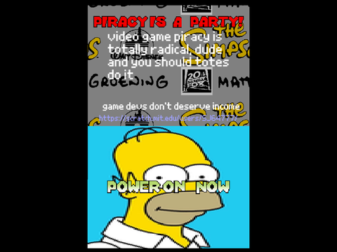 Piracy is a Party! (Gumbly Mix) - The Simpsons Game (NDS)