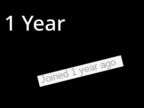 1 Year!