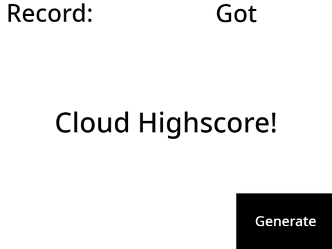 Cloud Highscore