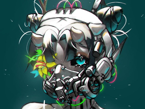 (+Video) Art - Neon Love Devil