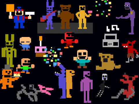Fnaf 2 Minigame Dance Party!
