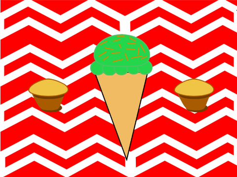 Rainbow ice cream 