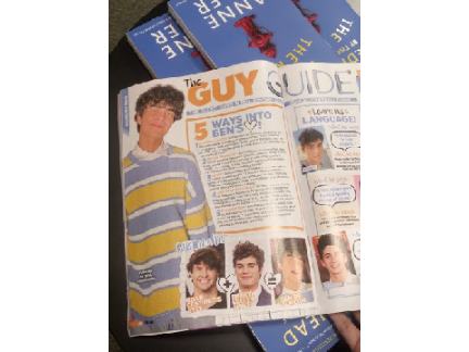 BEN IN A J-14 MAGAZINE