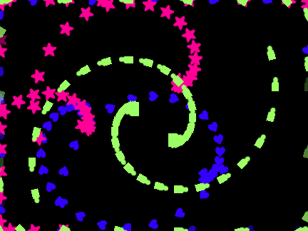 like,fav and follow particles