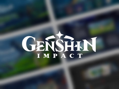 Genshin Impact Website UI