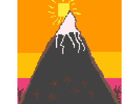 Mountain Pixel Art